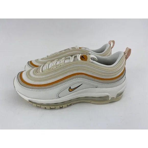 Nike Air Max 97 Beige Orange Women's Sneakers Shoes Tan Phantom Curry DQ8594 001 - Picture 10 of 12